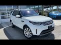 white 2019 land rover discovery hse luxury review calgary ab wolfe calgary