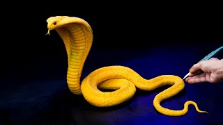 Amazing Pumpkin Carving Ideas | How to make a Cobra Snake | AV Vegetable Carving Art