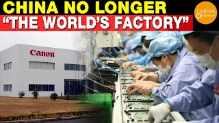 China No Longer “The World’s Factory”