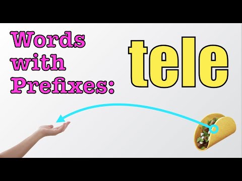 What is the prefix of television?