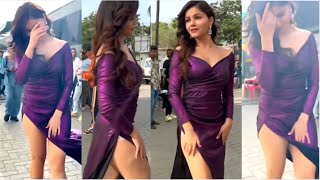 Actress🔥 Rubina Dilaik Dress Slip Visuals While Walking | Rubina Unseen Hot Video | Cine Adda