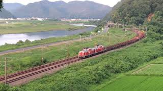 山陽本線　工9389  DD51-1192+DD51-1183重連　ロンチキ　和気〜熊山　20210722