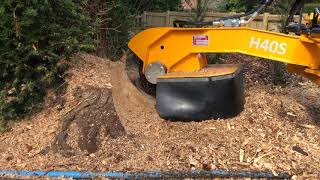 McConnel RC56 with stump grinding attachment