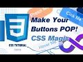 CSS Button Hover & Glow Effects | No JavaScript Needed!