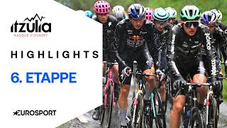 Dramatisches Finale ums Podium | Highlights deutsch | 6. Etappe | Baskenland-Rundfahrt
