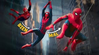 ¿Cómo cambió el balanceo de Spider-man?