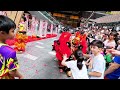 high pole acrobatic lion dance at lalaport cny show xuan long 玄龍 斗战胜佛之大圣醒狮 勇闯玄门机关 高桩舞獅 农历新年表演