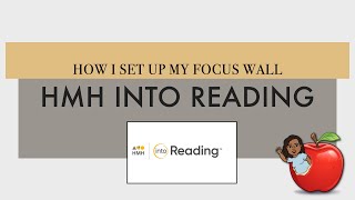 Setting up my Focus Wall from  HMH Into Reading