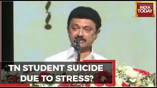 Tamil Nadu CM MK Stalin Expresses Grief After Another Student Commits Suicide