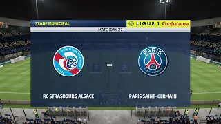 FIFA 20 STRASBOURG VS PSG LIGUE 1 PREDICTION