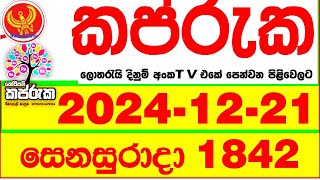 Kapruka 1842 2024.12.21 Today dlb Lottery Result අද කප්රුක දිනුම් ප්‍රතිඵල dlb Lotherai dinum anka