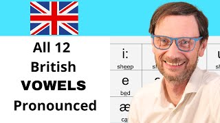 12 British vowels -12 consecutive videos for you to Practise and Master the vowels #britishaccent