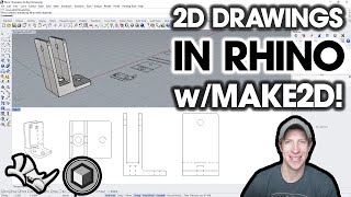 Make 2D Drawings from 3D Objects In Rhino with MAKE2D!