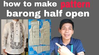 paano mag pattern ng barong