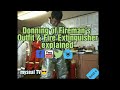 Donning of Fireman's outfit and Fire Extinguisher explained