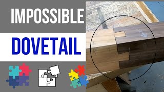 Impossible Dovetail using a Router. Easy!