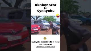 Kyekyeku teases Shifo in front of Akabenezer, the mechanic #shorts #akabenezercomedy