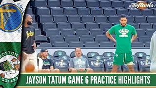 Jayson Tatum PRACTICE HIGHLIGHTS Before Celtics vs Warriors Game 6