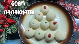 Goan Nankhatai recipe | Goan style Christmas cookies | Christmas recipes |cocinanispolina