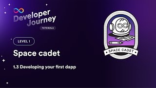 ICP Developer Ladder 1.3 | Developing your first dapp