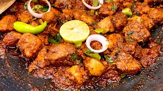 Tawa Chicken Recipe | Easy And Spicy Chicken Tawa Fry Recipe |