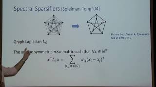 Graph Sparsification via Short Cycle Decomposition - Sushant Sachdeva