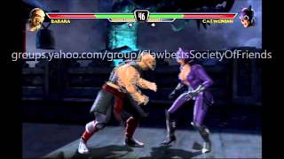 Mortal Kombat vs. DC Universe Gameplay Video (Baraka vs. Catwoman)