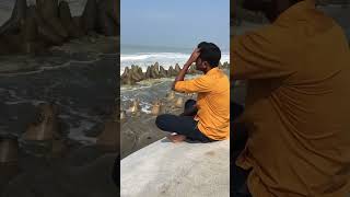 সমুদ্রের পাশে একা বসে #love #sad #song #lyrics #youtube #vairalshort #coxsbazar #sad