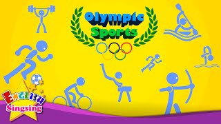 Kids vocabulary - Olympic Sports - Game of Sports - Learn English for kids - educational video