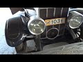 1927 franklin 11b sedan engine start up