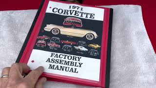 Corvette Factory Assembly Manual - What is it?