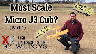 XK A160 (J3-Cub Part 1) #J3Cub #Scale #Micro #RC #UMX #XK #RCplane #Sub250 #ParkFlyer #HappyRCFlyer