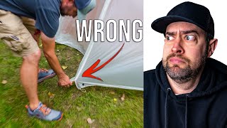 6 mistakes EVERY new tent camper￼ makes setting up