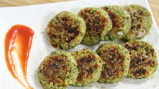 Moong Dal Tikki Recipe | Green Gram Patty | Indian Snacks Recipe | Snacks Recipes | Ruchi Bharani