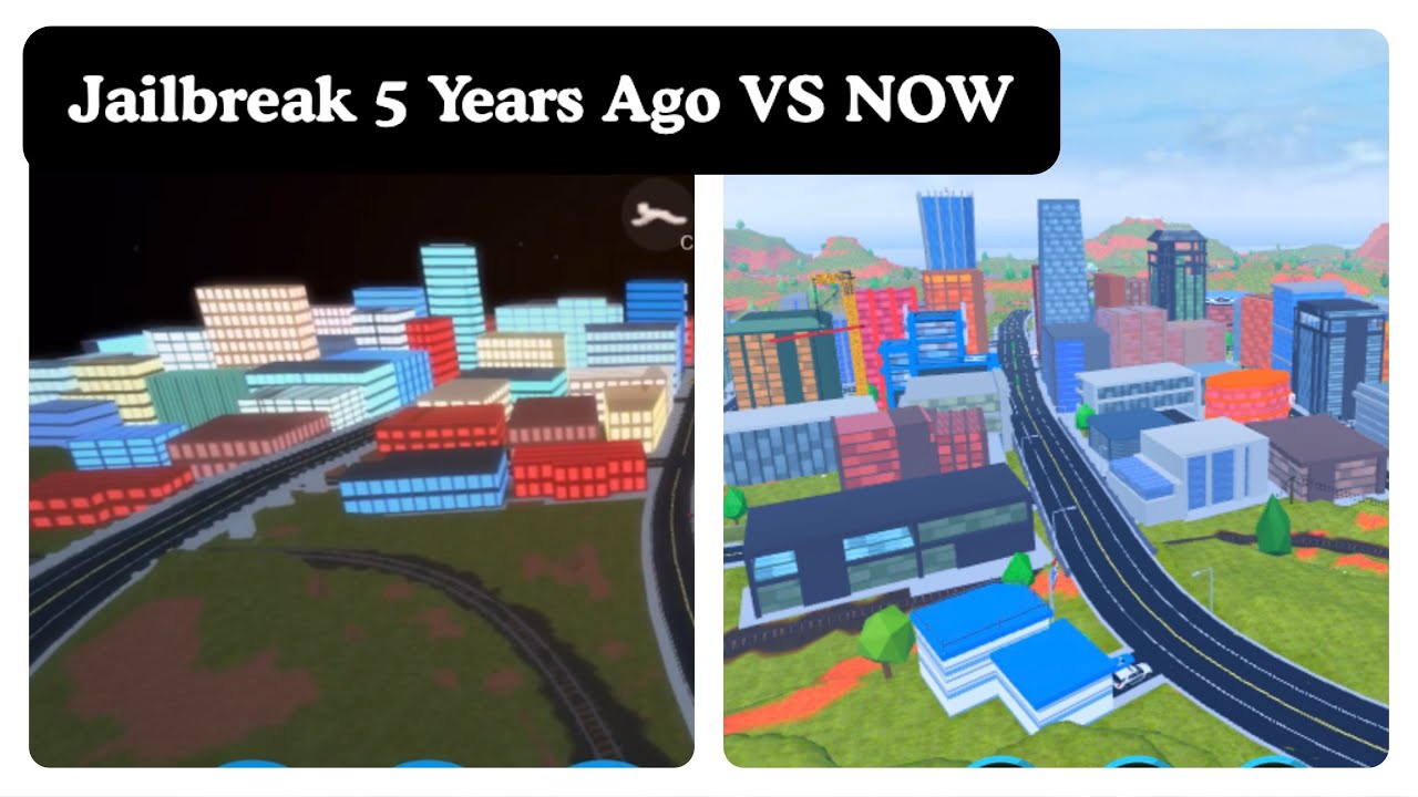 Jailbreak 5 Years Ago Vs Now Roblox Jailbreak Youtube
