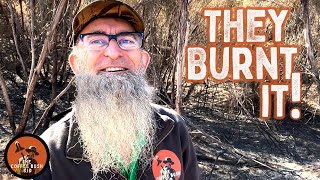 METAL DETECTING burnt ground with the MANTICORE