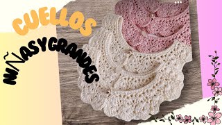 cuellos a crochet/ tutorial