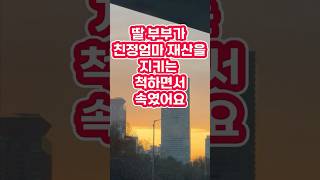 딸과사위가 친정엄마 재산을 지키는척 속였어요 #친정엄마 #재산상속 #배은망덕 #이슈