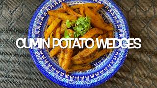 Cumin Potato Wedges (Jeera Aloo) microwave recipe