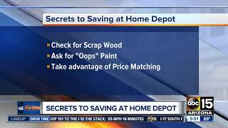 Secrets to saving at The Home Depot