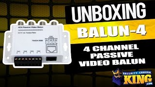 Unboxing - Balun-4 - 4 Channel Passive Video Balun