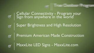 MaxxLite LED Signs - Points