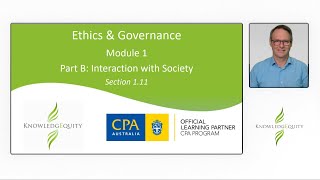 CPA EG Module 1 Part B - Section 1.11 Impact on Society