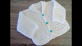 COMO HACER UN SUETER JERSEY O ABRIGO A CROCHET FACIL Y RAPIDO -PASO A PASO