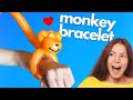 Monkey Bracelet: How to Make Balloon Animals for Beginners #monkeyballoon #balloonanimals