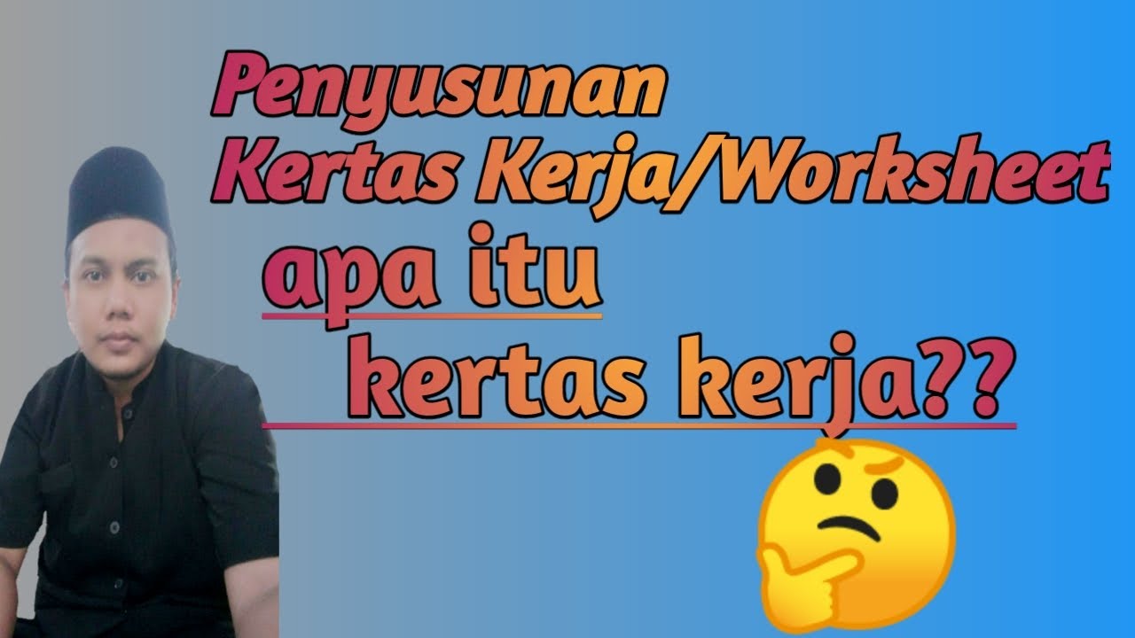 Kertas Kerja (WorkSheet) - Siklus Akuntansi Perusahaan Jasa - YouTube