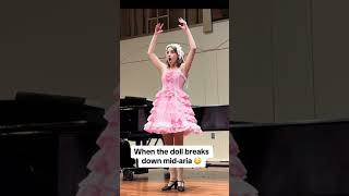 When the doll breaks down mid-aria - les oiseaux dans la charmille