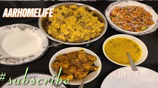 ননদ-ভাবি মিলে শাশুড়ির ঘরে রান্না,mutton pilau biriyani, chicken Acharya &daal, salad 🥗 #aarhomelife