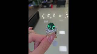 Sterling Silver jewelry, Lab-crown Diamonds #jewelry #gemstone #diamond #jewelrydesigner #shortvideo