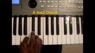 How To Play The A Sus2 Chord On Piano (Asus2)